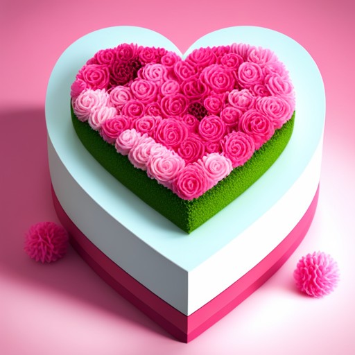 Pom-Pom Heart Box - Mother's Day Gift Ideas