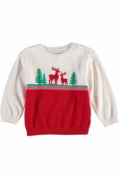 Carriage Boutique Reindeer Crew Neck Sweater