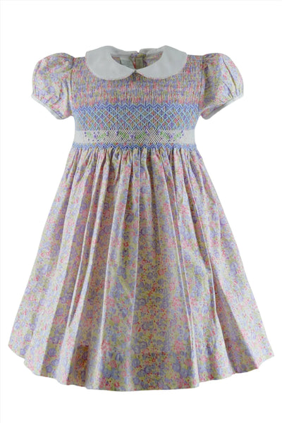 Smocked Floral Baby & Toddler Girl Dress CB